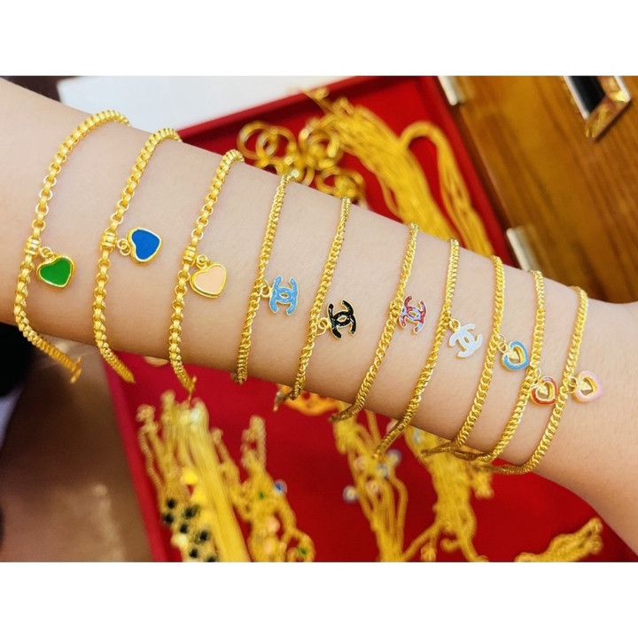 纯金手镯 | KMDGold，96.5% 真品