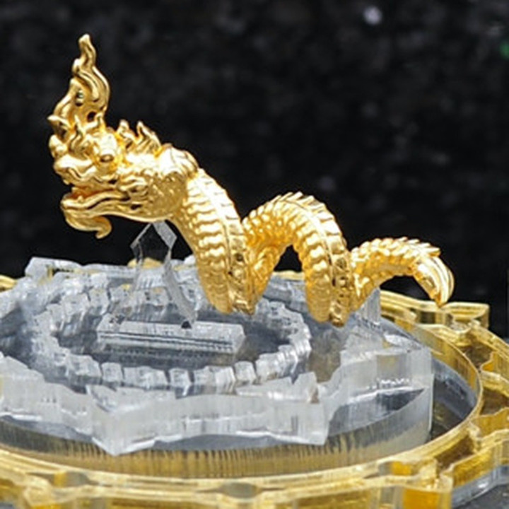 纯金安雅娜迦蛇吊坠 | 神话珠宝