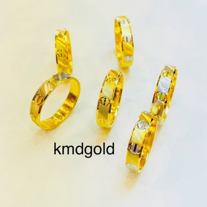 纯金戒指 (24K) - KMDGold | 萨隆尺寸 | 含保修