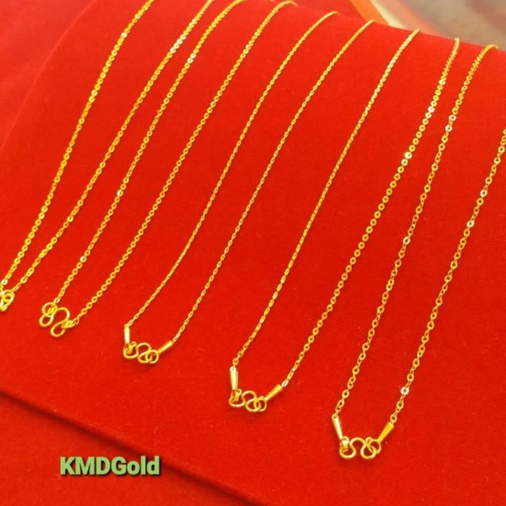 96.5%纯金项链 - KMDGold扭链