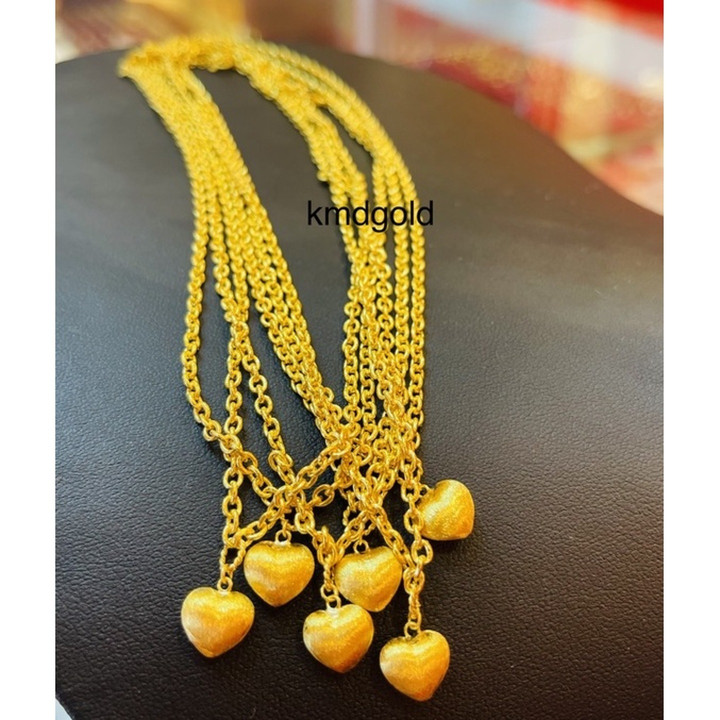 Gold Necklace with Pendant | KMD Gold Designs