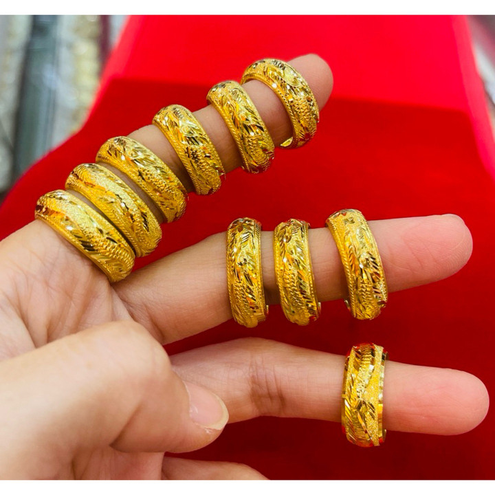 14K金算盘戒指 | KMDGold珠宝