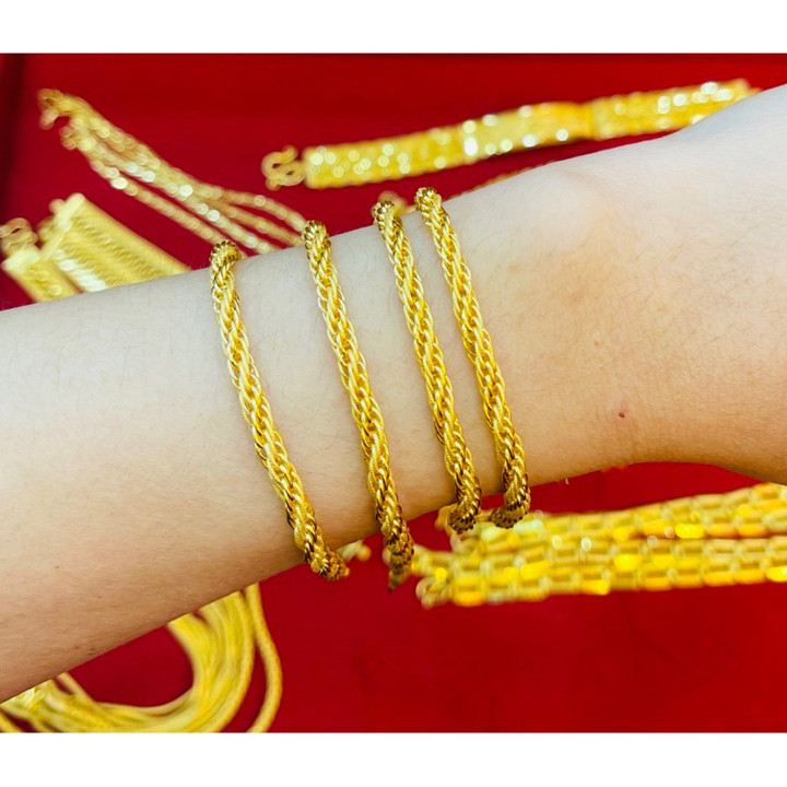 纯金手镯 | KMDGold | 96.5% 纯度黄金