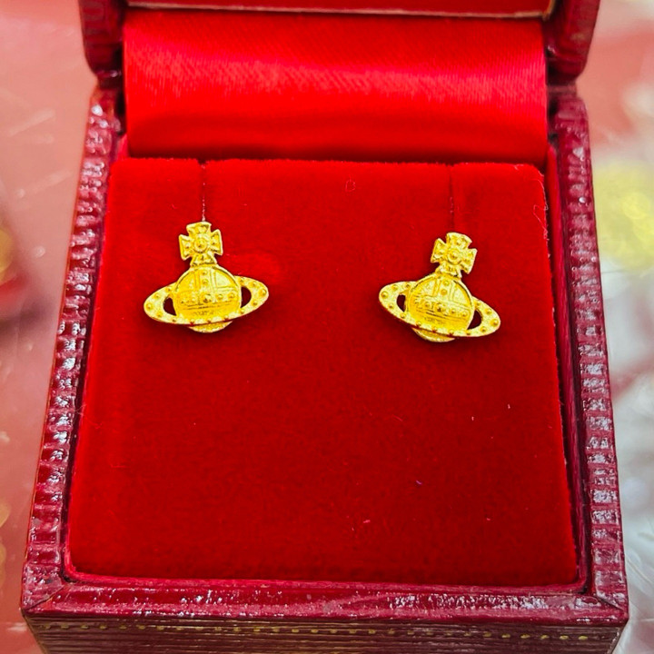 正品 1/2-1 Salung 泰国金耳环