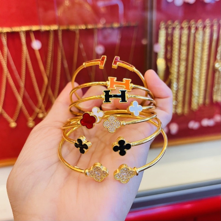 KMDGold 出品的正品 2-Salung 金手镯