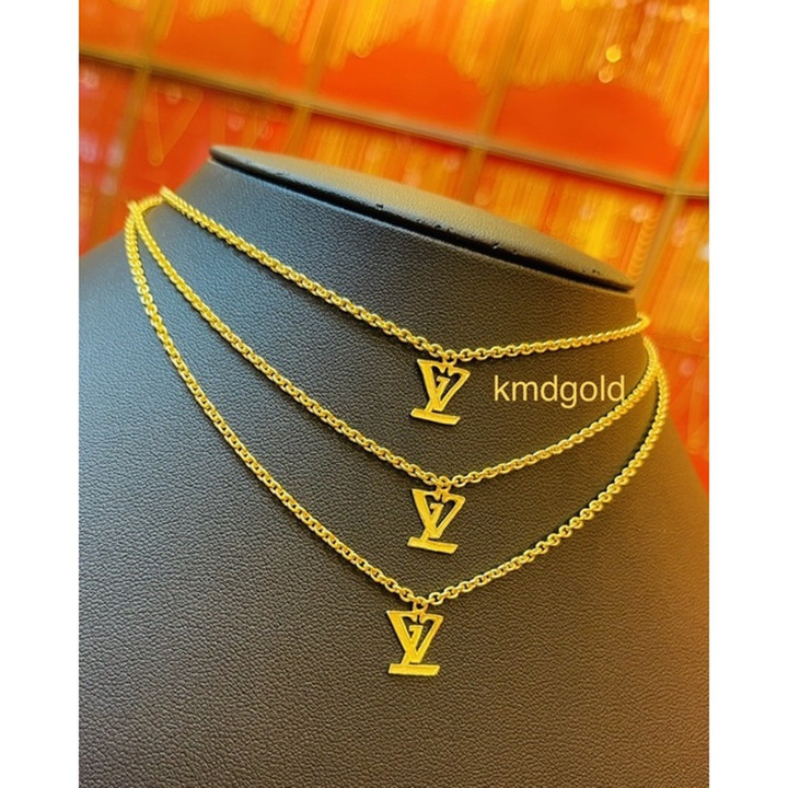Genuine Gold Pendant Necklace - KMDGold 1-Salung