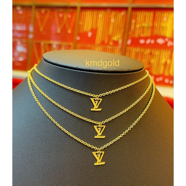 Genuine Gold Pendant Necklace - KMDGold 1-Salung