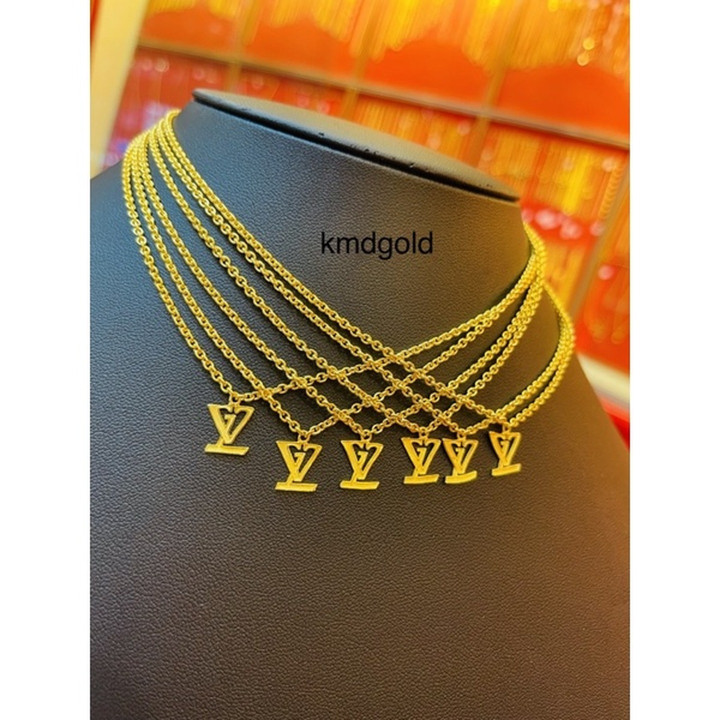 Genuine Gold Pendant Necklace - KMDGold 1-Salung