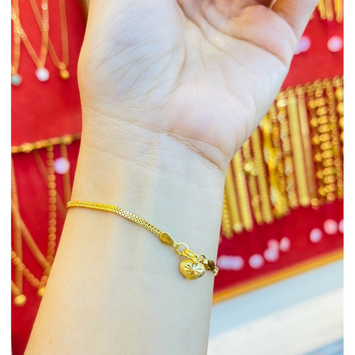 96.5%纯金手镯 | KMDGold | Salung Design