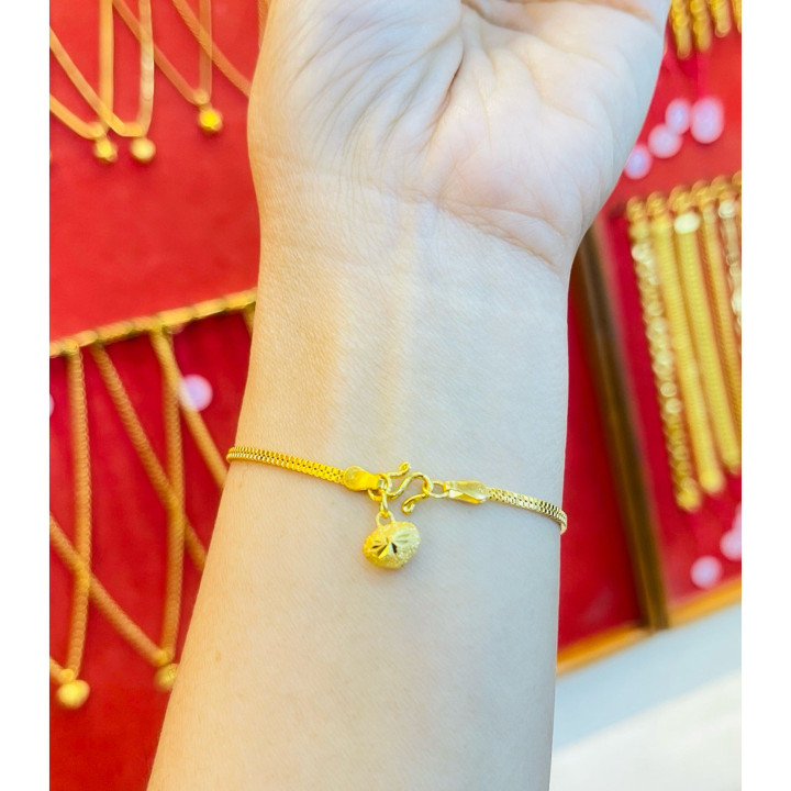 96.5%纯金手镯 | KMDGold | Salung Design