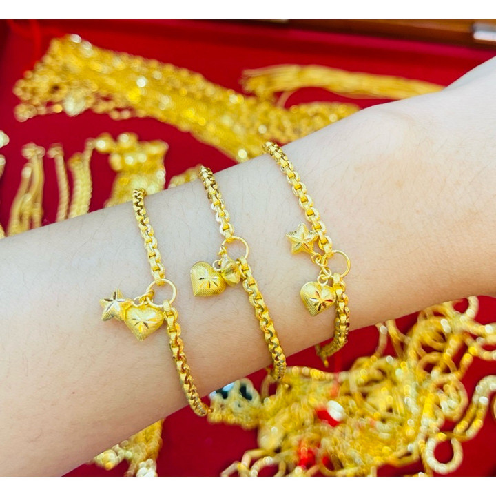 Genuine Gold 1-Salung Bracelet (14k)
