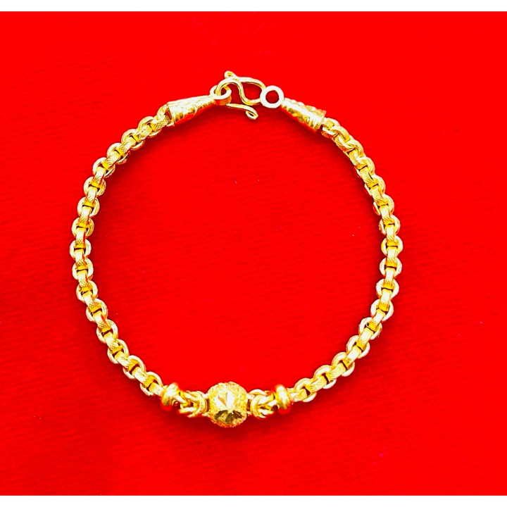 Genuine Gold 1-Salung Bracelet (14k)