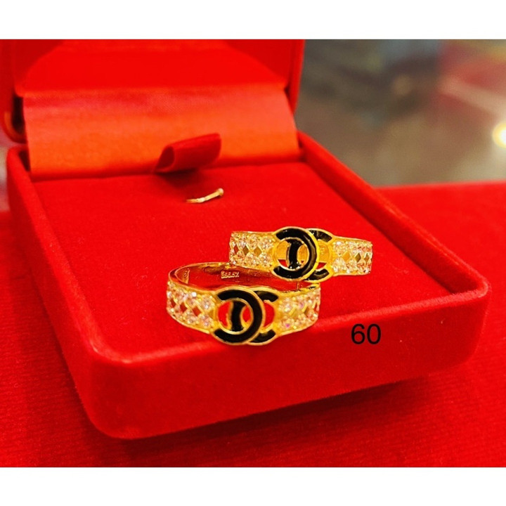 24K双色金戒指 - KMDGold | 96.5%纯度