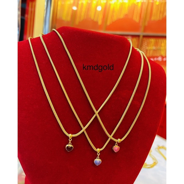 قلادة سلسلة بنز من الذهب الخالص - KMDGold