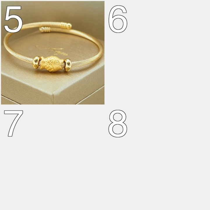 纯金安雅小鱼吊坠 - 小巧精致的礼物