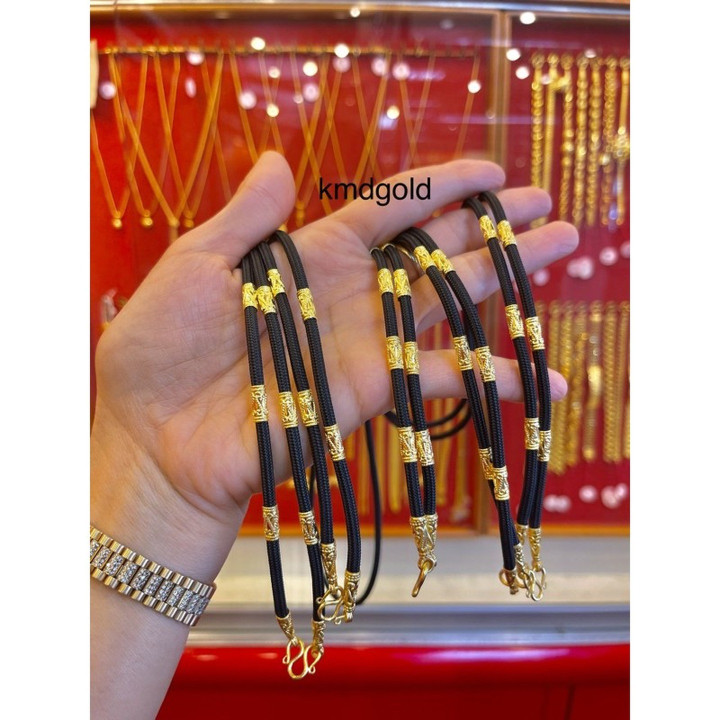 正品金绳项链 - Yaowarat 标准款，1 Salung