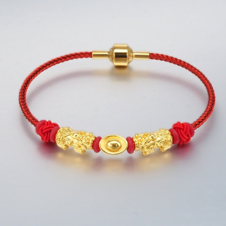 Pure Gold Pi Xiu Pendant: Lucky Charm & Investment