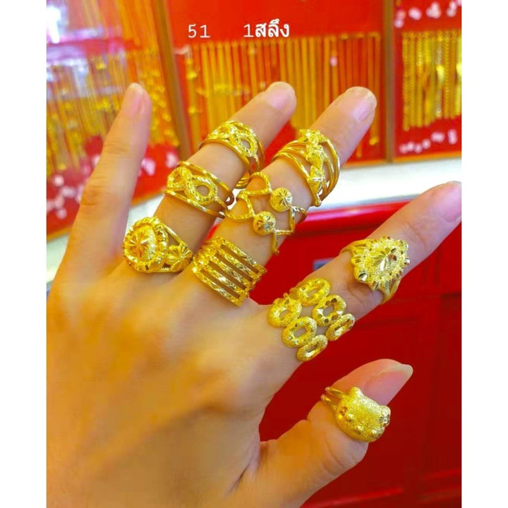 KMDGold 14K金时尚戒指 - 含保修