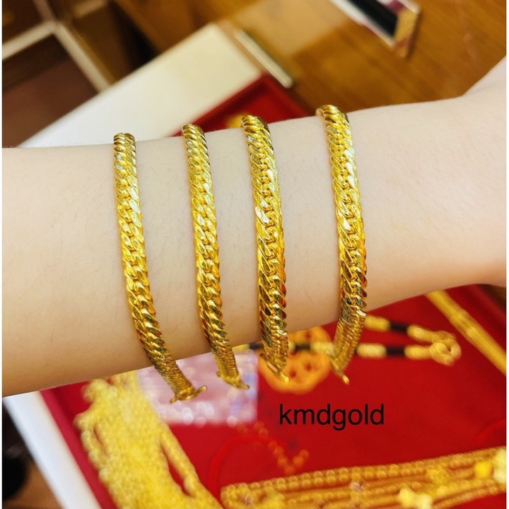 Authentic 96.5% Gold Bracelet - KMDGold 2 Salung