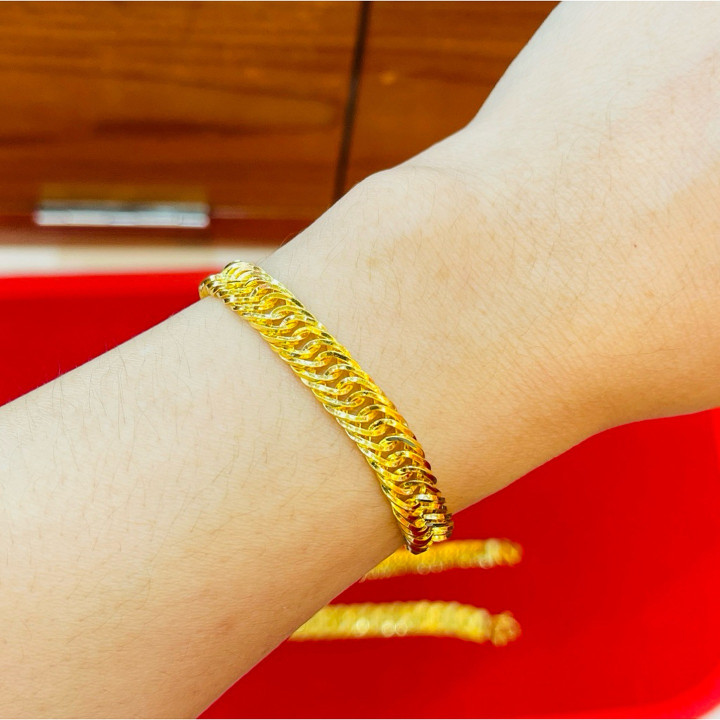 Authentic 96.5% Gold Bracelet - KMDGold 2 Salung