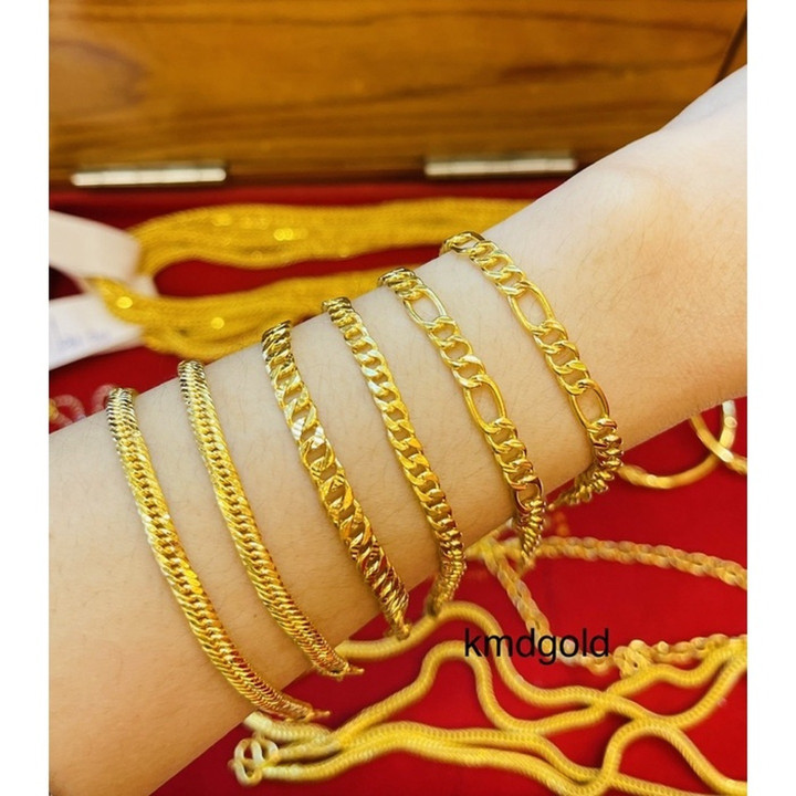 Authentic 96.5% Gold Bracelet - KMDGold 2 Salung