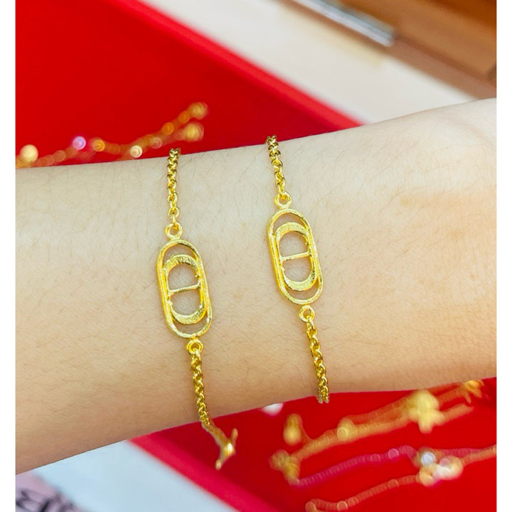 真金项链和手链套装 | KMDGold