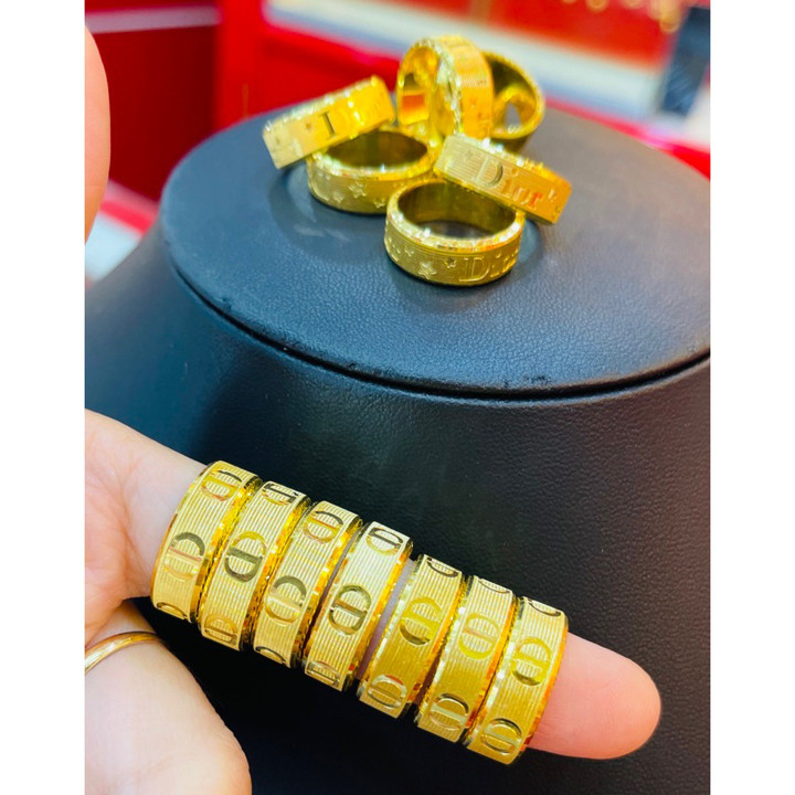 14K真金戒指 | 彩虹切割设计