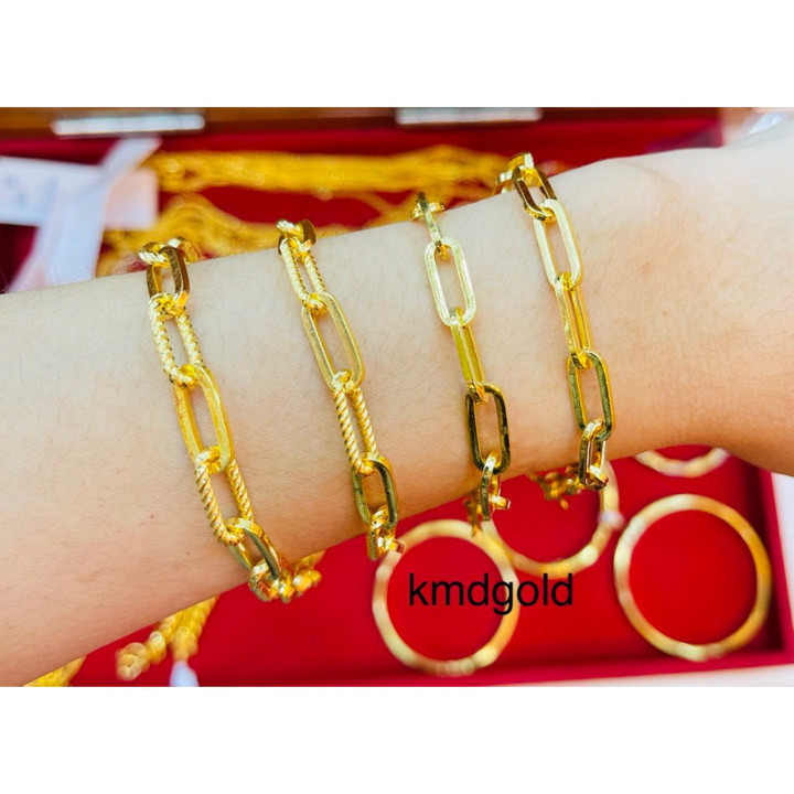 KMDGold 纯金 2-Saluang 手镯