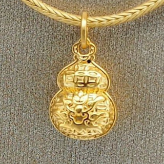 纯金安雅葫芦吊坠 | 永恒优雅