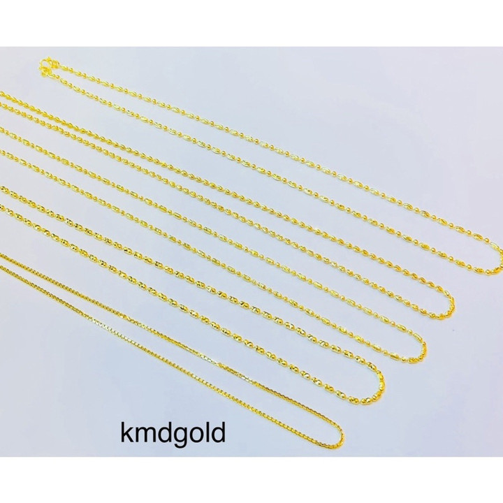 真金双链项链（7.5克）