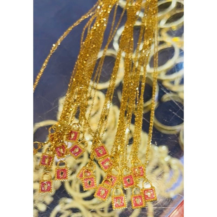 Genuine Gold Heart Pendant Necklace (1 Salung)