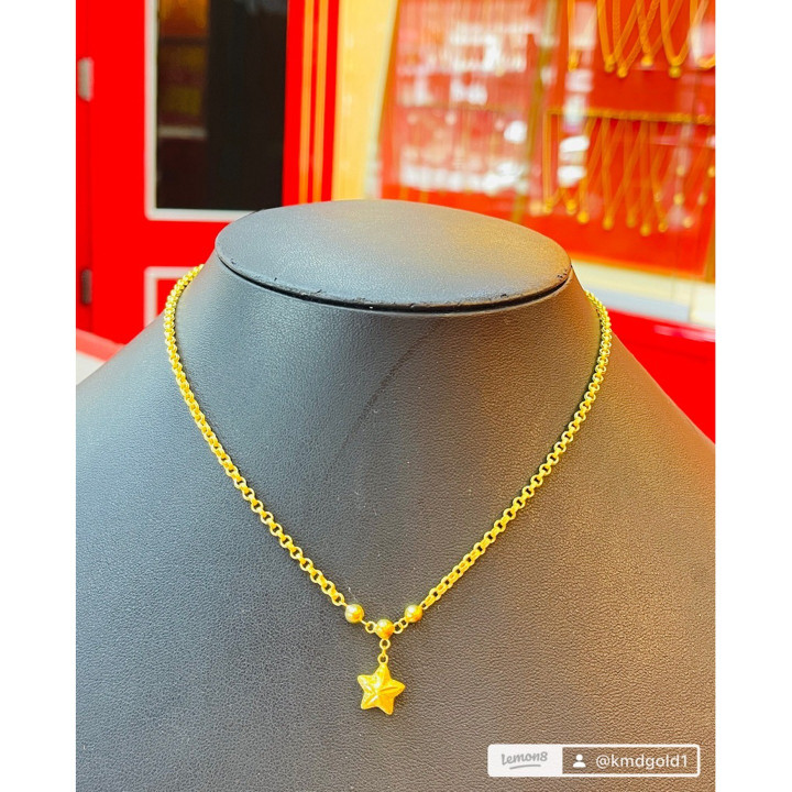 14K Gold Salung Necklace Pendant | KMDGold