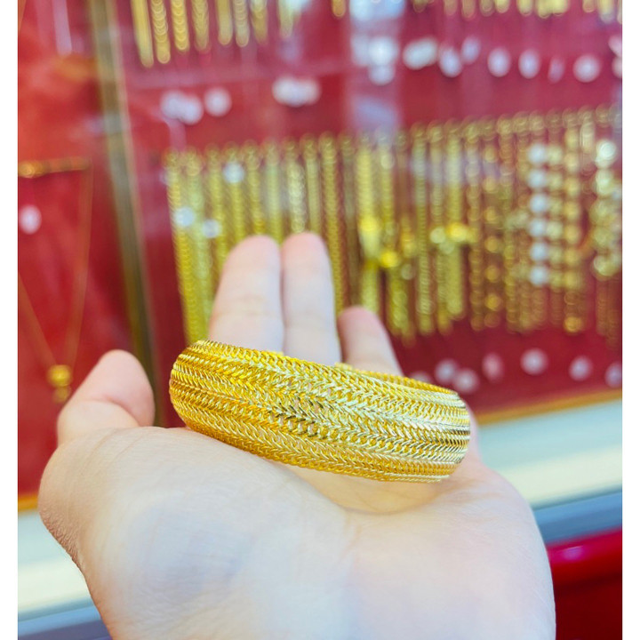 Genuine 1 Baht Gold Bracelet - KMDGOLD