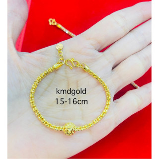 Bismarck Pattern Gold Bracelet (96.5% Pure)