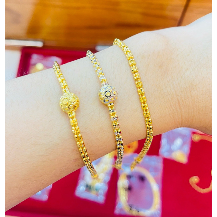 Bismarck Pattern Gold Bracelet (96.5% Pure)