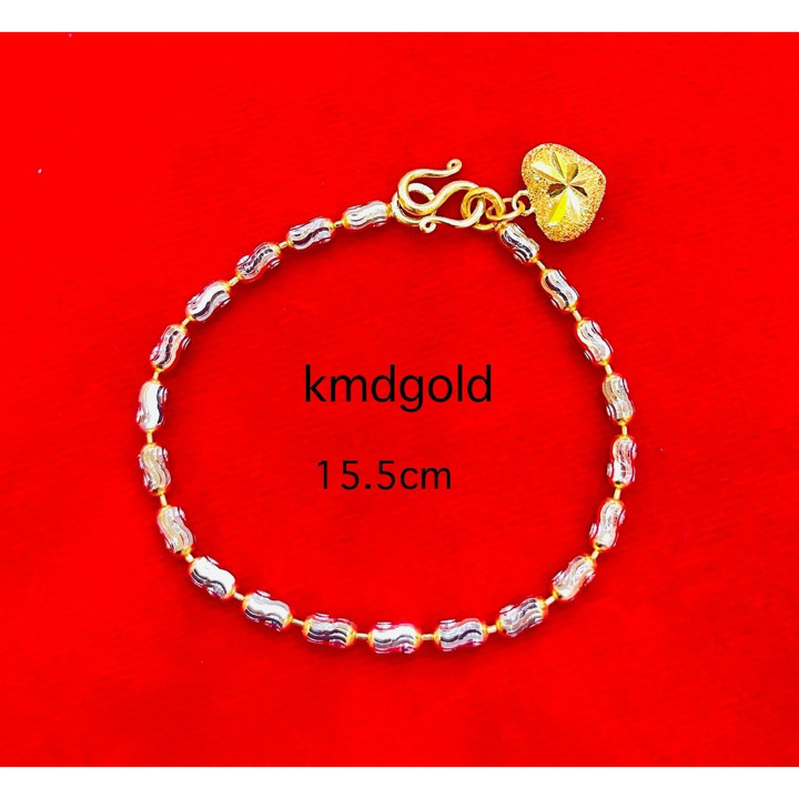 Bismarck Pattern Gold Bracelet (96.5% Pure)