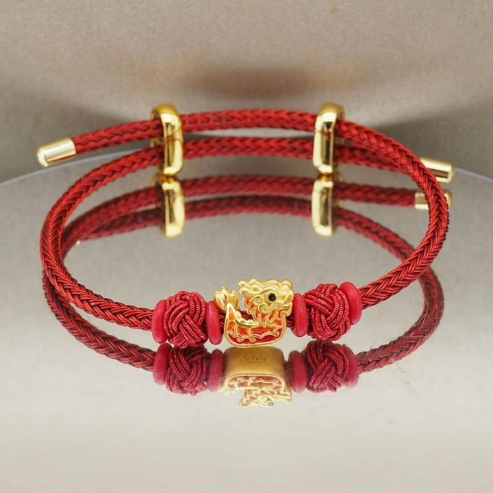 纯金安雅吊坠：迷你龙舟收藏品