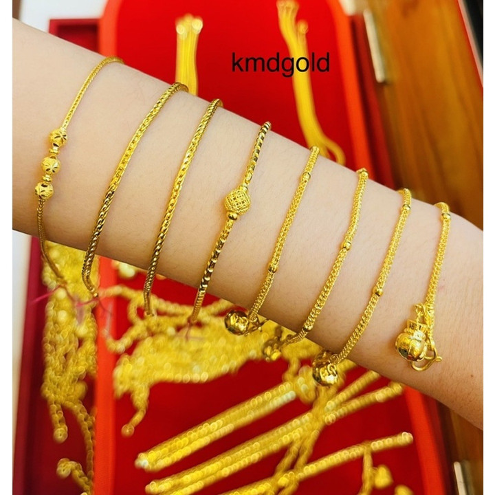 96.5% 纯金 Salung 手链 | KMD黄金