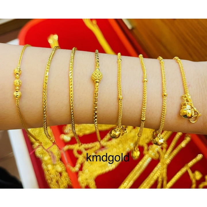 96.5% 纯金 Salung 手链 | KMD黄金