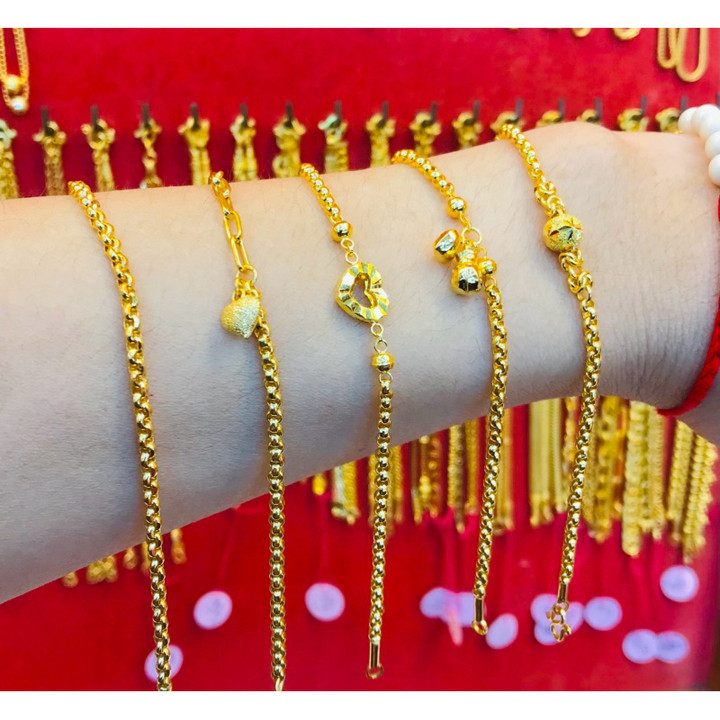 Genuine 14k Gold Salung Bracelet by KMDGold