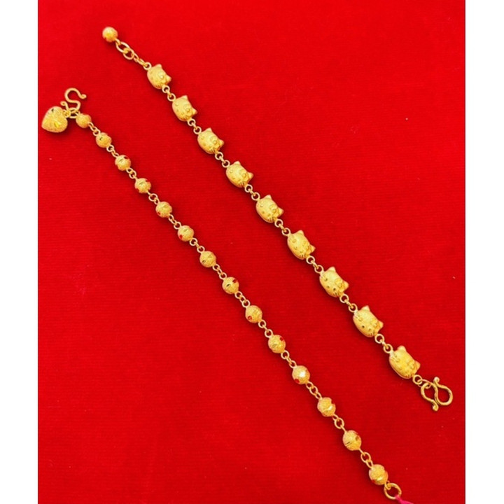 Pure 24k Gold Bracelet - KMDGold, Yaowarat Design