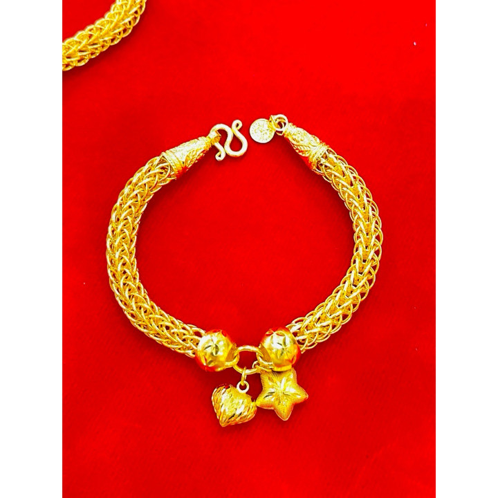 Genuine Gold 2-Salung Bracelet (7.5 Grams)