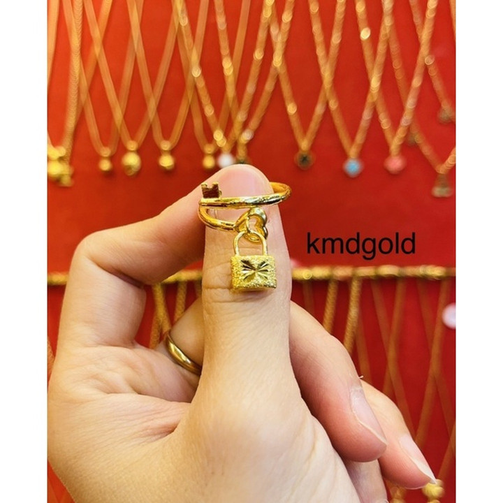 正品24K金戒指 | KMDGold 时尚设计