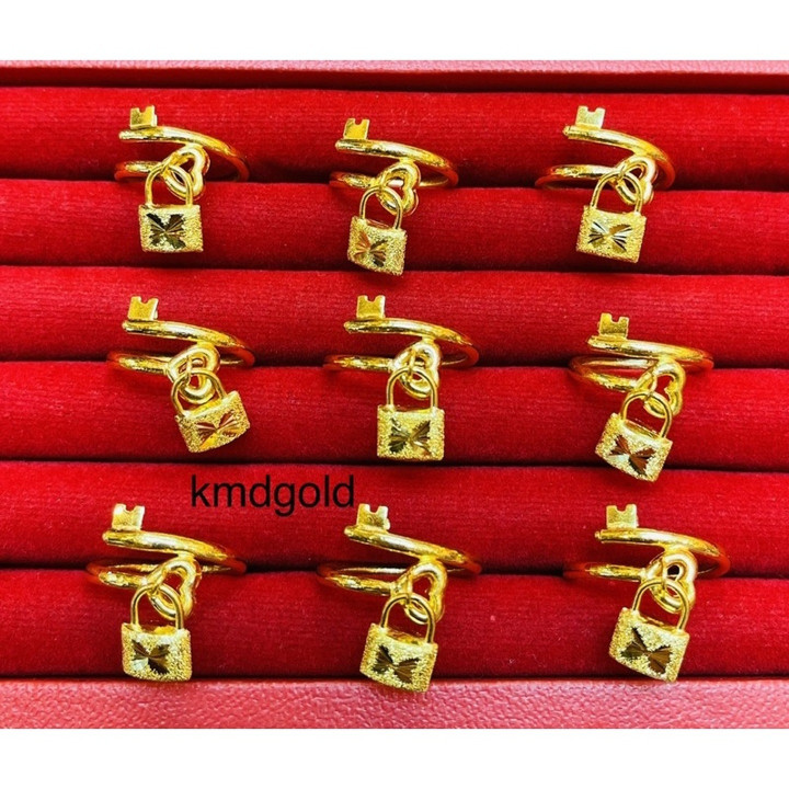 正品24K金戒指 | KMDGold 时尚设计