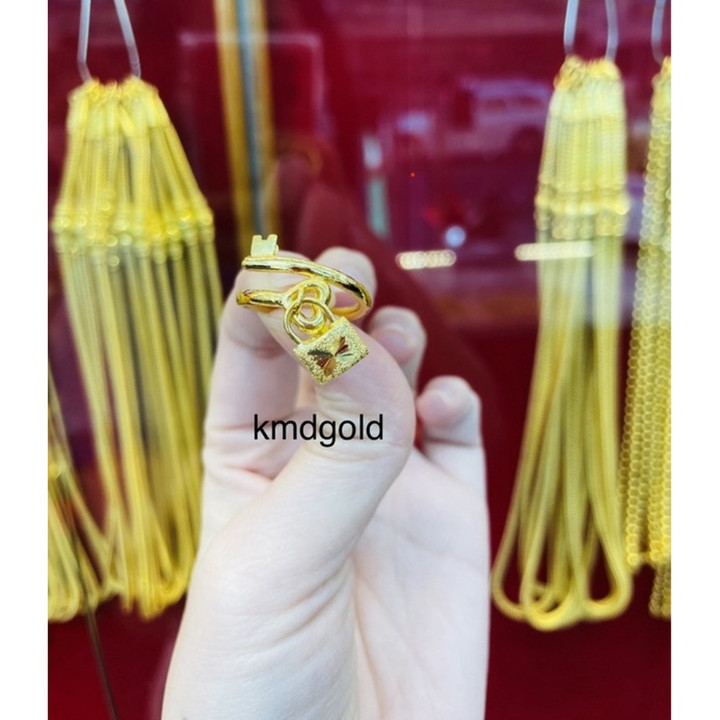 正品24K金戒指 | KMDGold 时尚设计