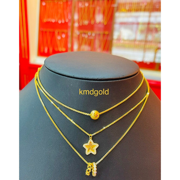 2-Salung 14k 金项链 | KMDGOLD | 真金