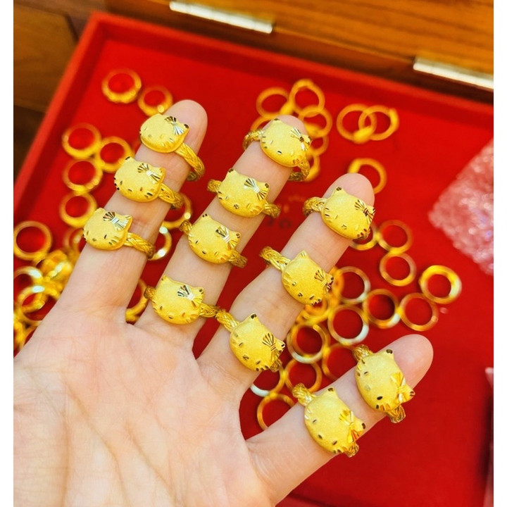 خاتم من الذهب الخالص عيار 96.5% - KMDGold | تصميم عصري