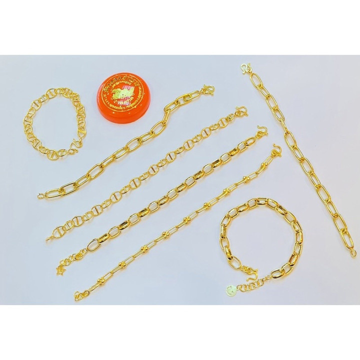 96.5% Pure Gold Bracelet - KMDGold Yaowarat Design