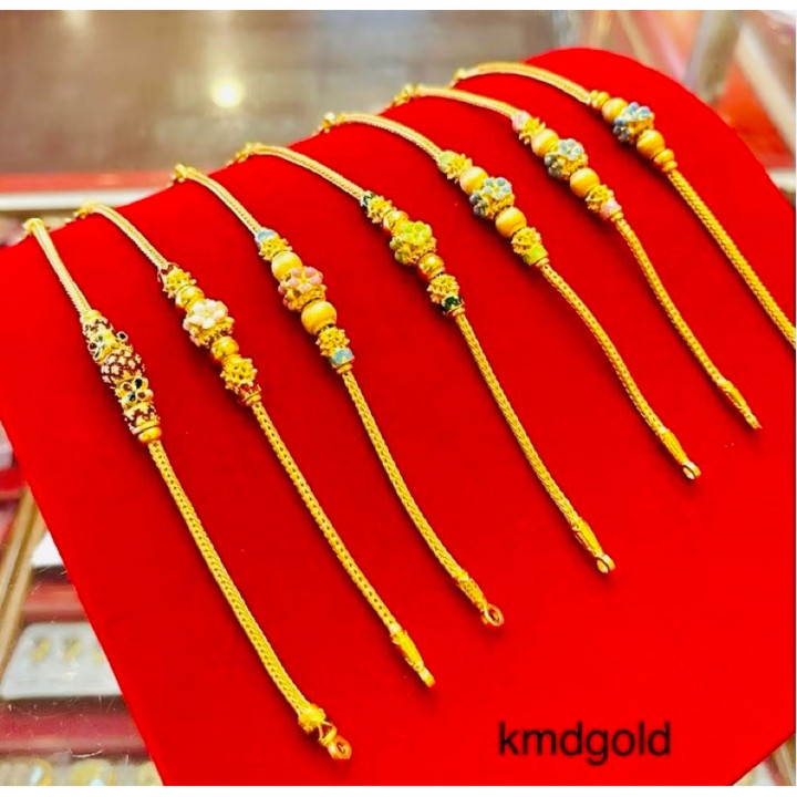 Pure Gold Bracelets | KMDGold - Enamel Designs