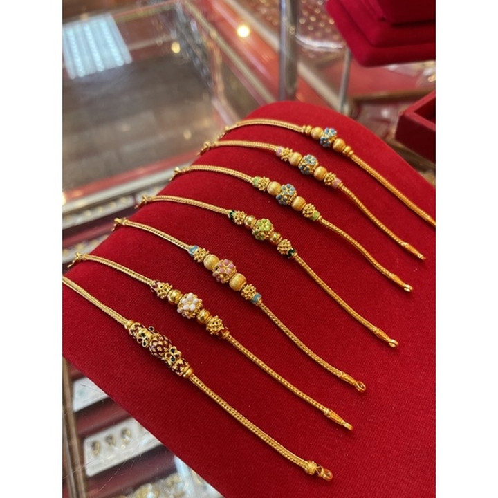 Pure Gold Bracelets | KMDGold - Enamel Designs